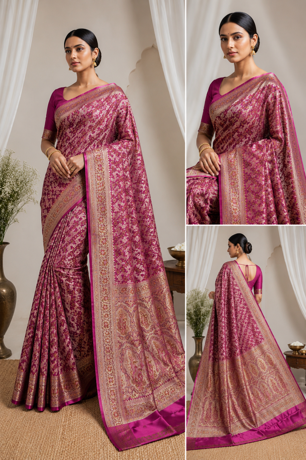 Jamewar Tanchui Saree