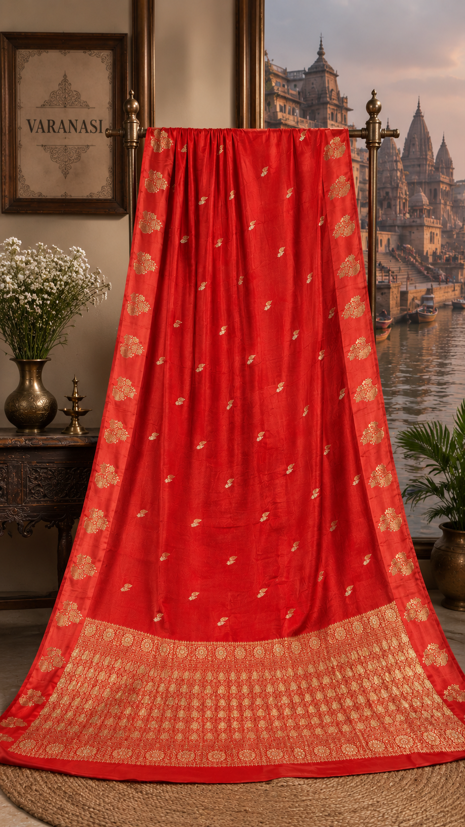 Semi Khaddi Silk Saree