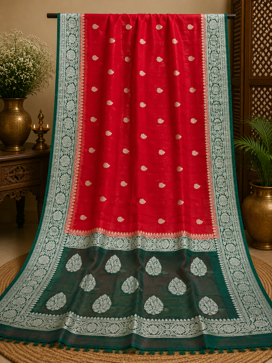 Pure Chiffon Banarasi Saree