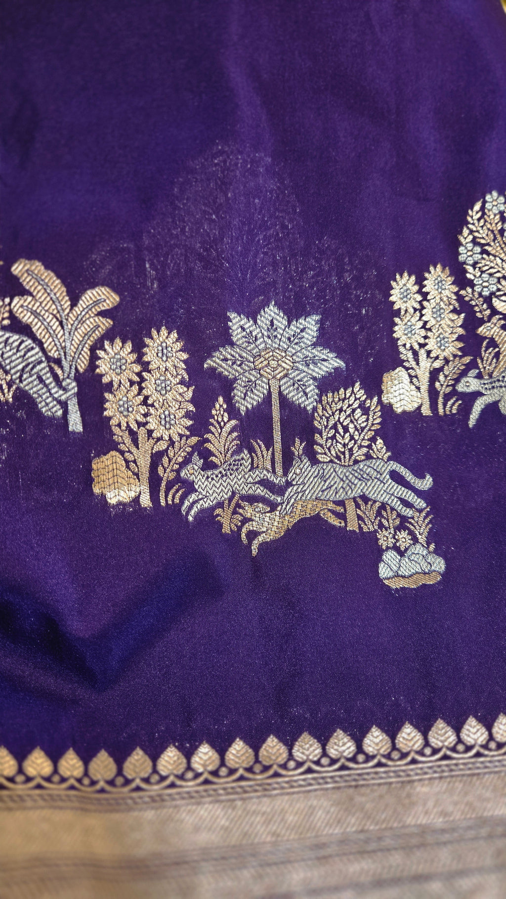 Semi Katan Banarasi Dupatta
