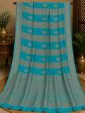 Semi Monga Silk Saree