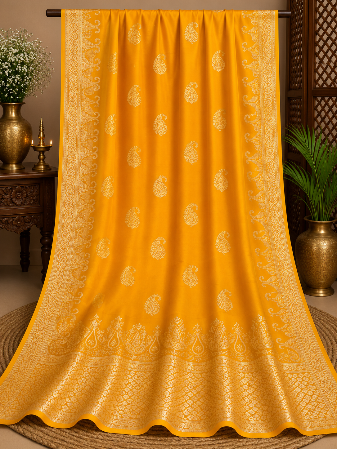 Banarasi Semi Silk Saree