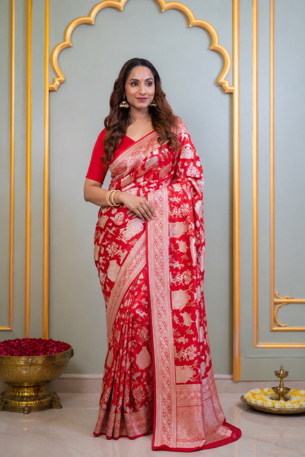 Katan Banarasi Silk Saree