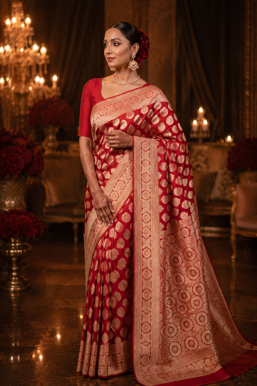 Pure Banarasi Katan Silk Saree