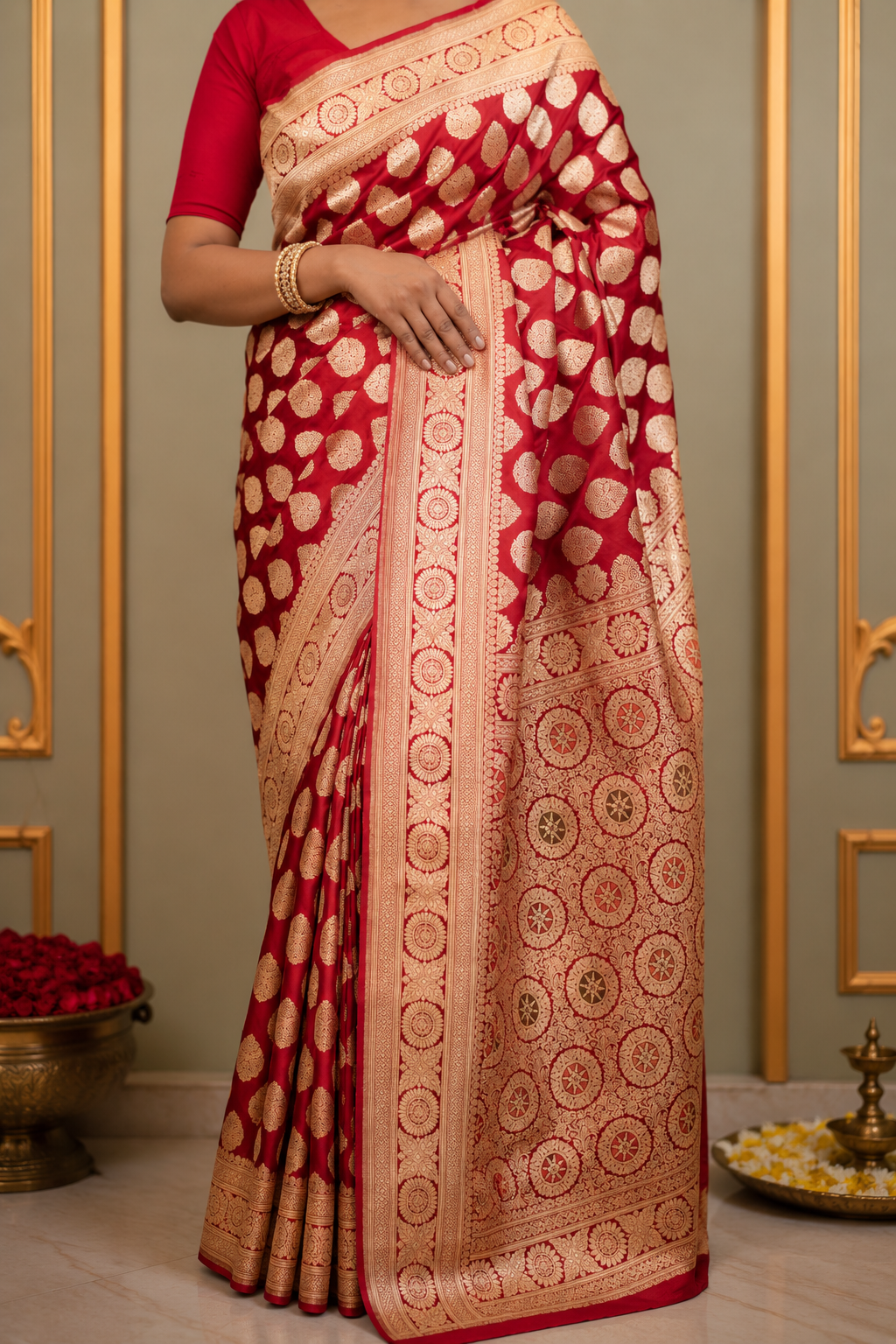 Pure Banarasi Katan Silk Saree
