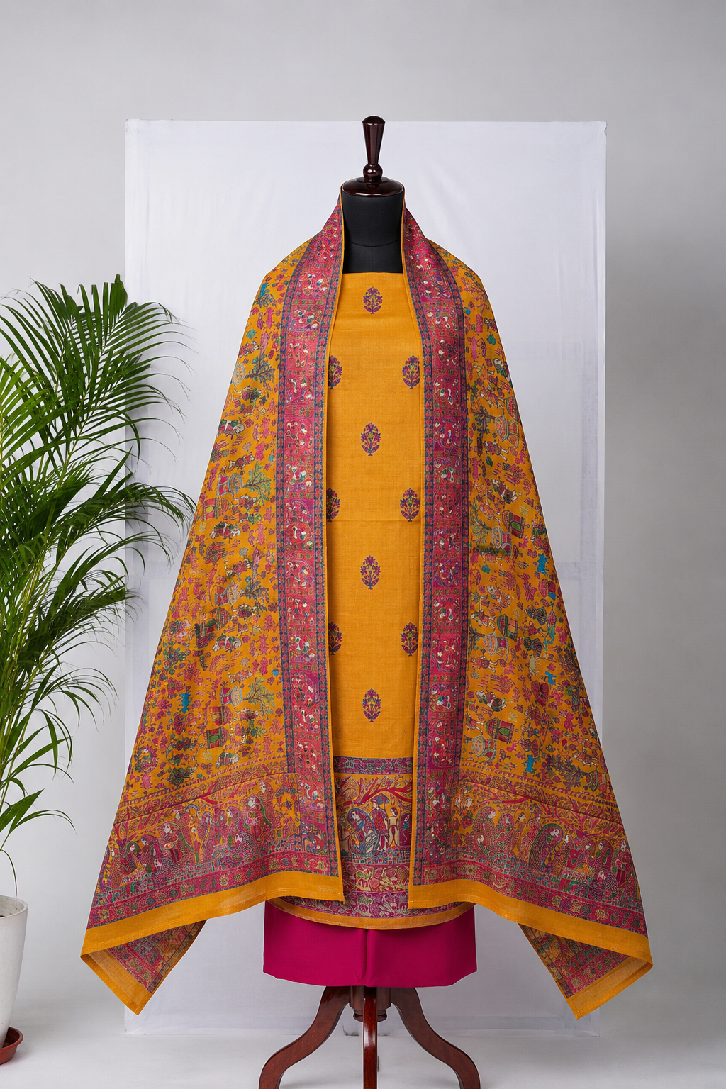 Banarasi Crepe Silk Suit