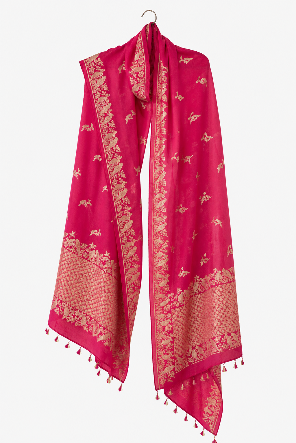 Semi Katan Banarasi Dupatta