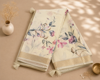 Floral Print Chanderi Dupatta