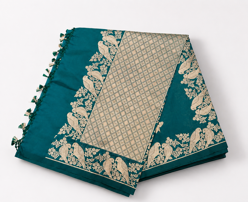 Pure Semi Katan Dupatta