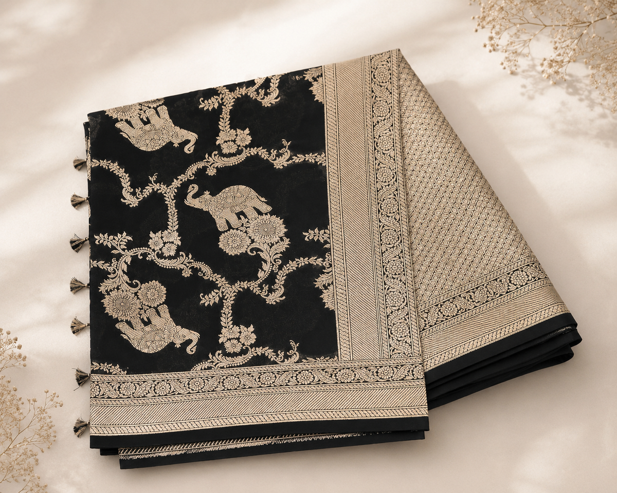 Pure Semi Katan Dupatta