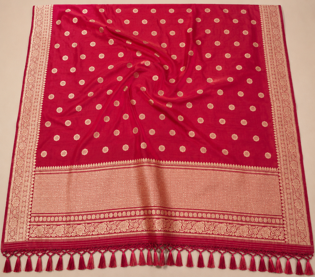 Pure Katan Handloom Dupatta