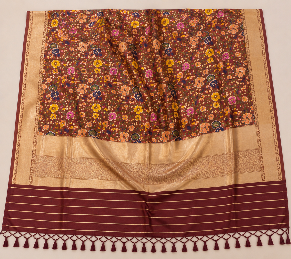 Multi Meenakari Banarasi Dupatta