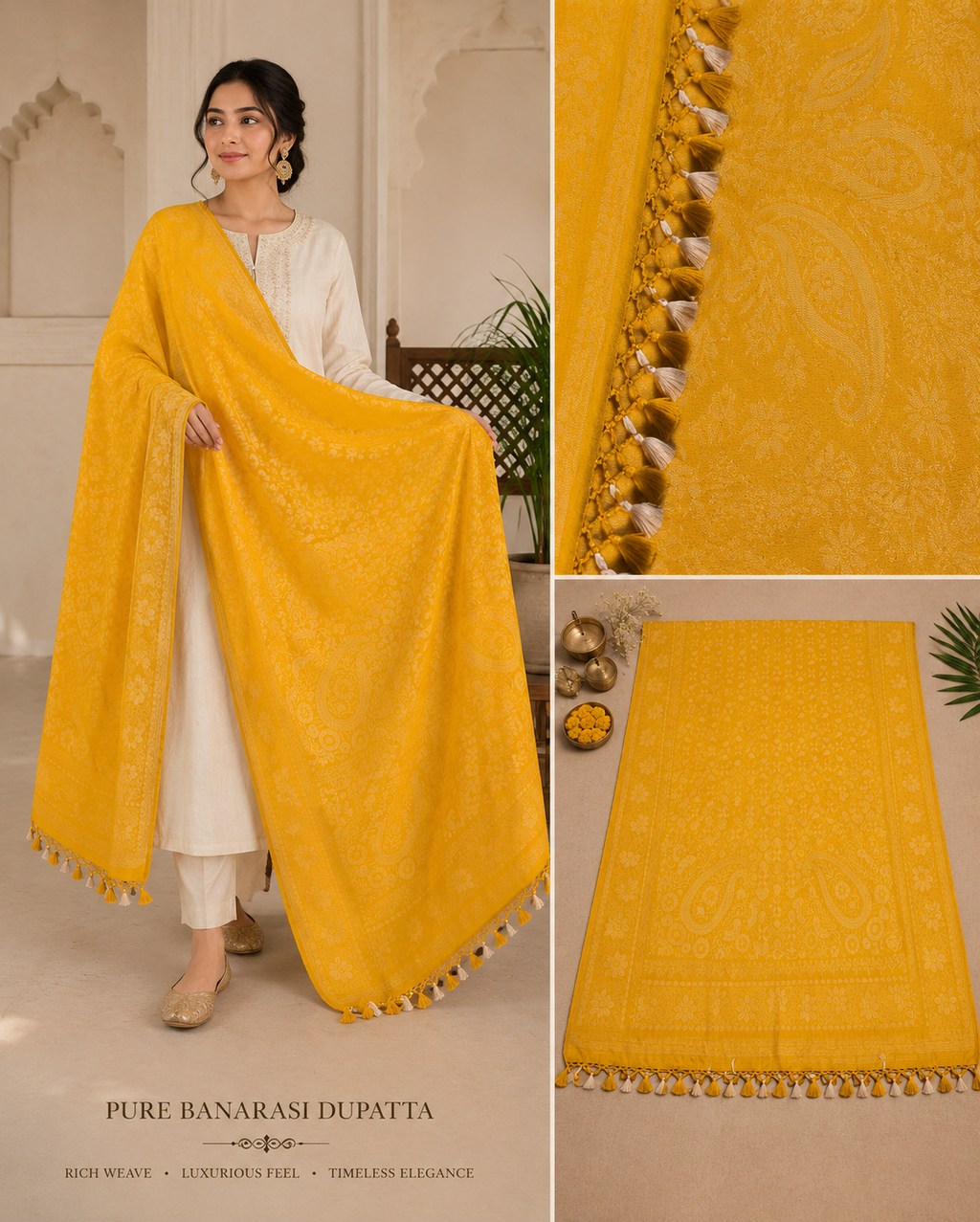 Ektara Katan Handloom Dupatta