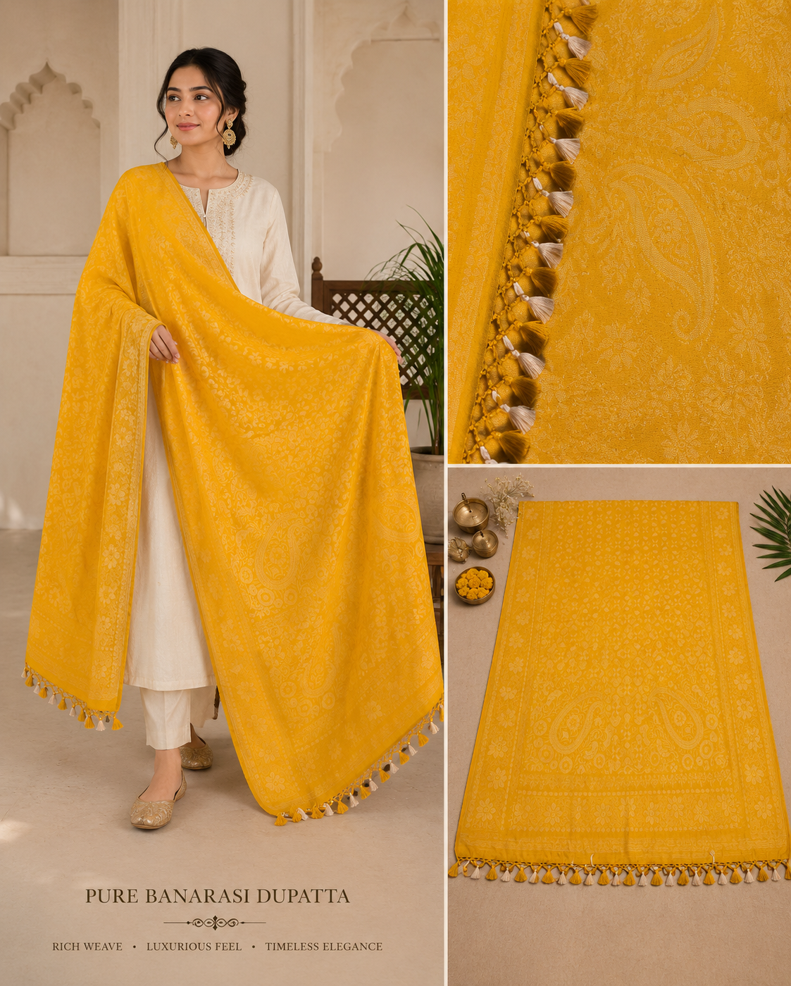 Ektara Katan Handloom Dupatta