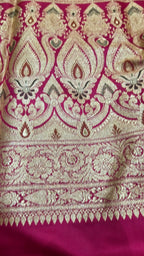 Orange Pure Banarasi Saree