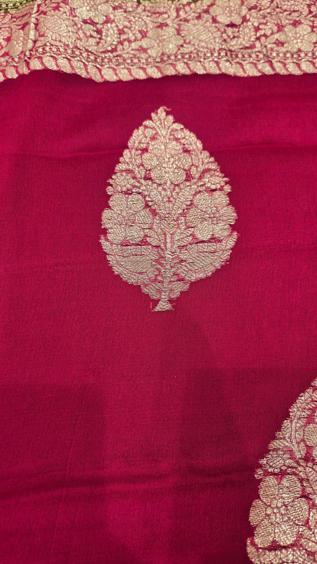 Tota Rani Chiffon Banarasi Saree