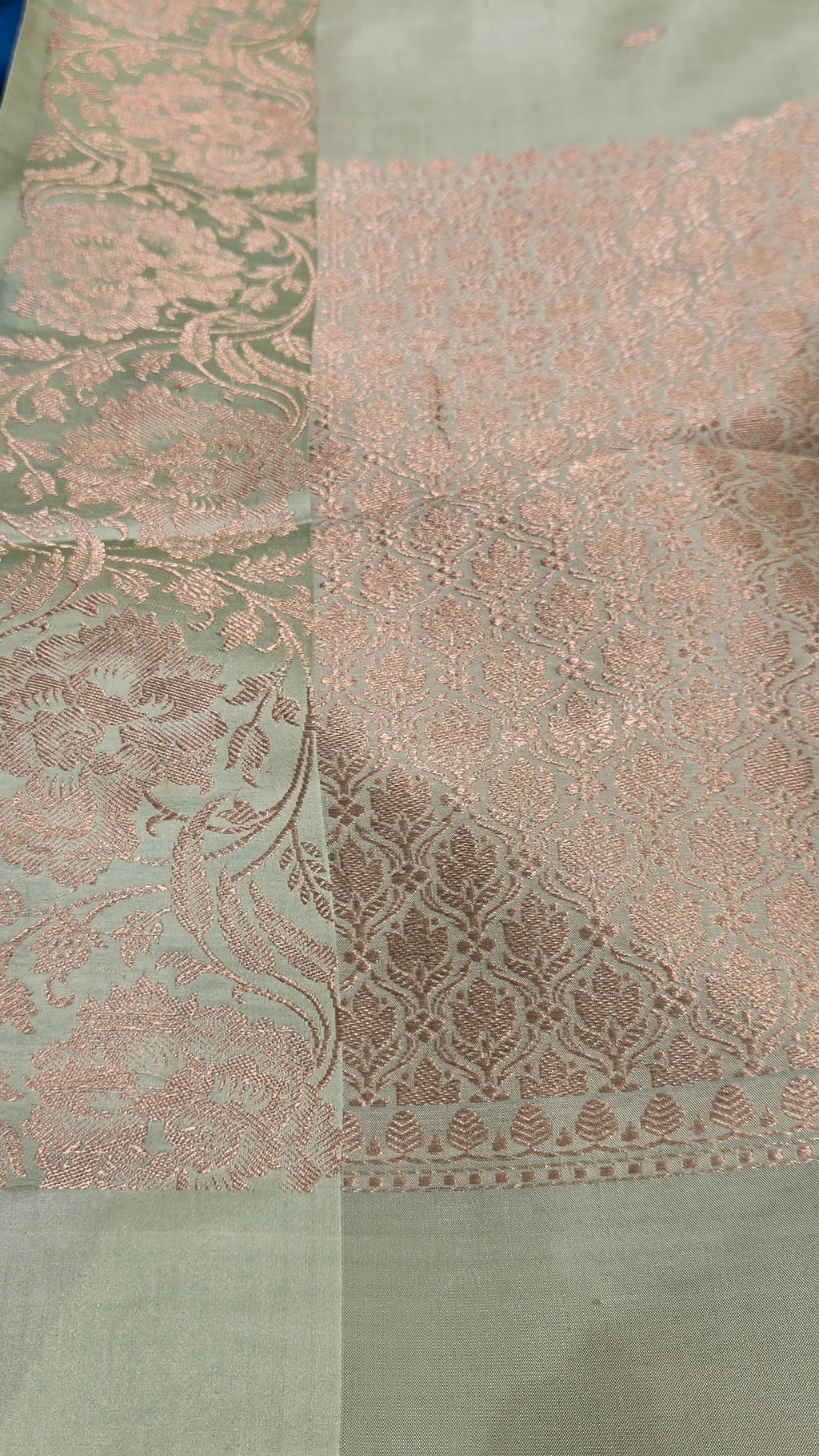 Pista Green Mango Katan Silk Saree