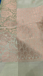 Pista Green Mango Katan Silk Saree