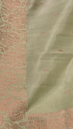 Pista Green Mango Katan Silk Saree