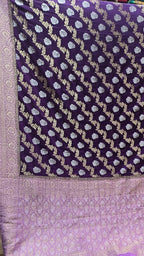 Premium Chiffon Saree with Gold & Silver Zari Weaving