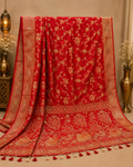 Premium Butter Silk Saree with Sikarga Pattern Weaving