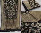 Premium Georgette Saree with Sona Rupa Floral Jaal Zari Weaving