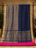 Premium Crepe Silk Saree with Rich Zari Work