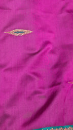 Premium Silk Banarasi Saree with Copper & Golden Zari Weaving