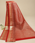 Premium Tissue Silk Saree with Antique Gold Zari Weaving