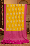 Premium  Chiffon Saree with Scalloped Border