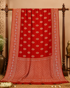 Premium Chiffon Saree with Sona Rupa Buti Zari Weaving