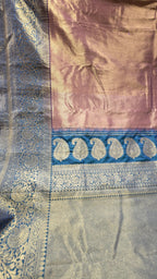 Premium Tissue Silk Saree with Copper Zari Weaving