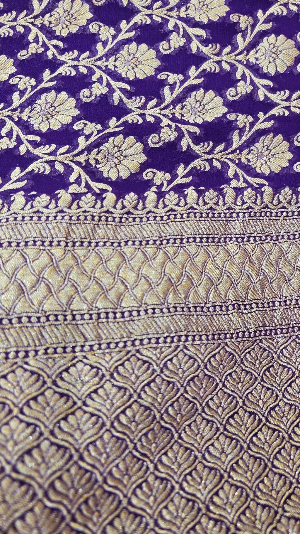 Khaddi Banarasi Georgette Saree
