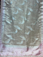 Premium Silk Saree with Heavy Hand Embroidery