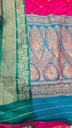Premium Semi Silk Banarasi Saree with Elegant Weaving Work