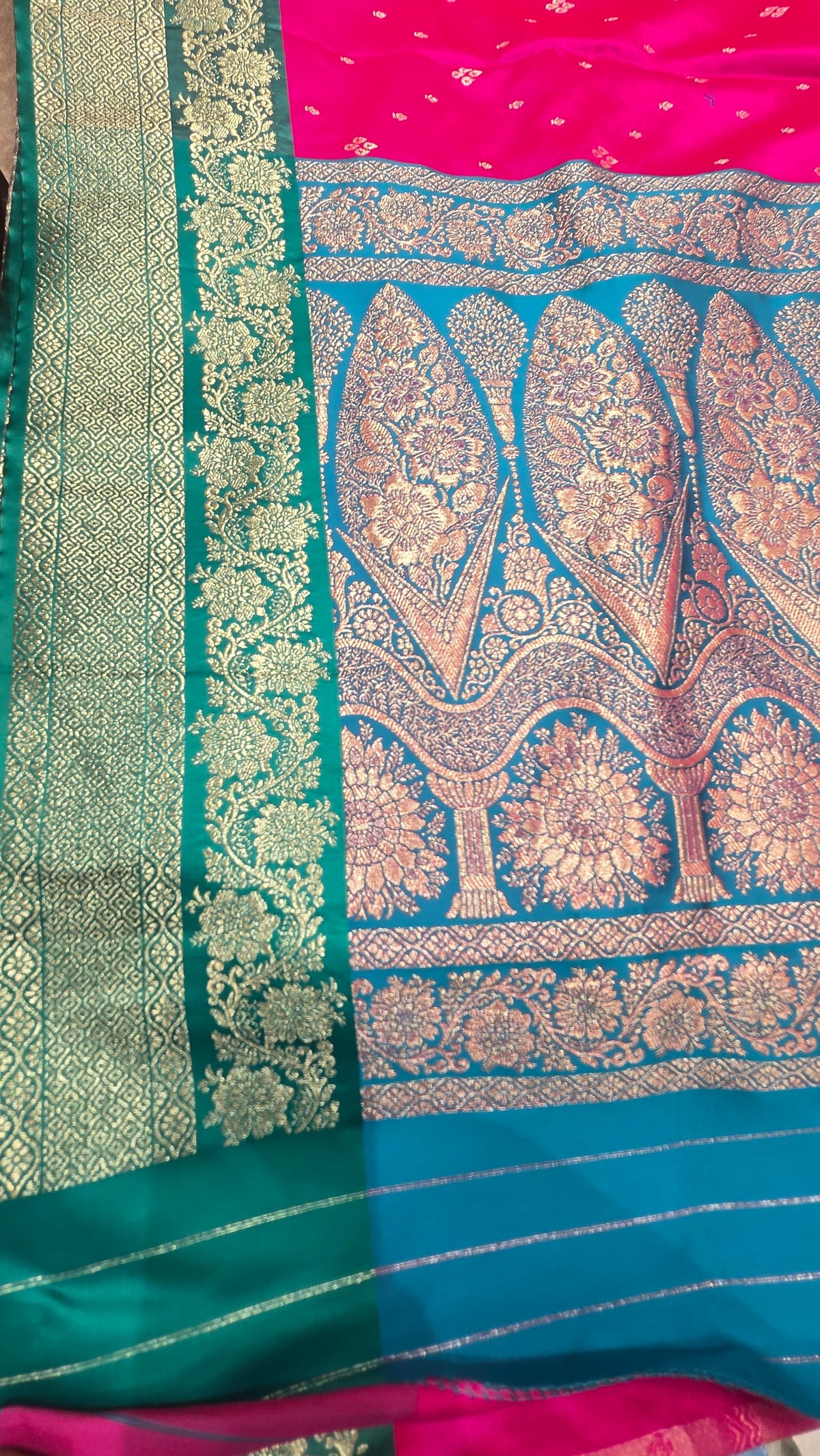 Premium Semi Silk Banarasi Saree with Elegant Weaving Work