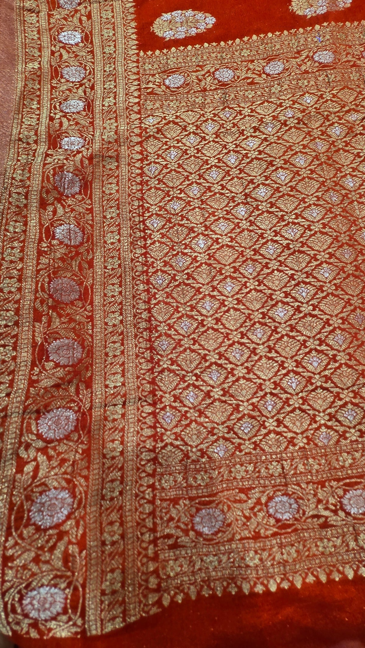 Premium Chiffon Saree with Sona Rupa Buti Zari Weaving