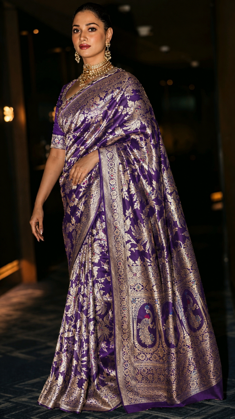 Banarasi kataan saree