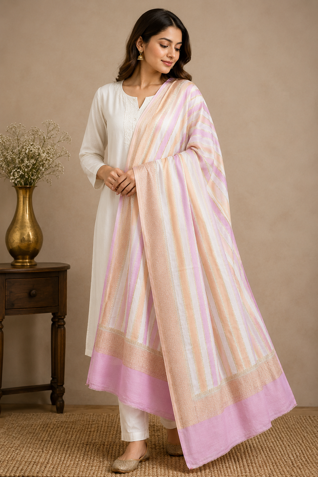 Handwoven Banarsi Dupatta