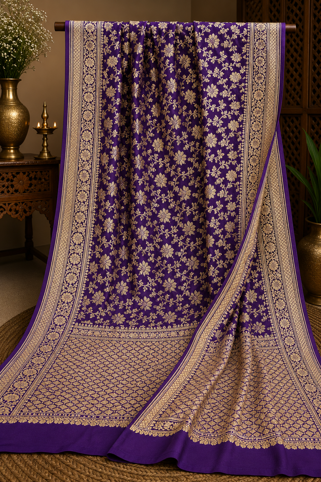 Khaddi Banarasi Georgette Saree