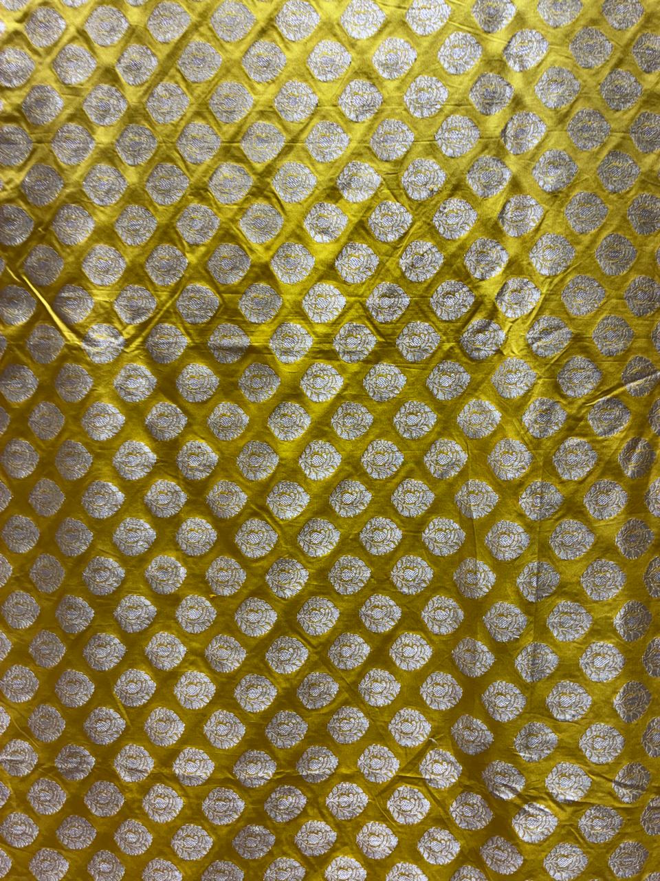 Premium Pure Katan Handloom Saree with Hand Embroidery & Zari Work