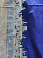Premium Banarasi Silk Handwoven Saree – 84 Ghats Design