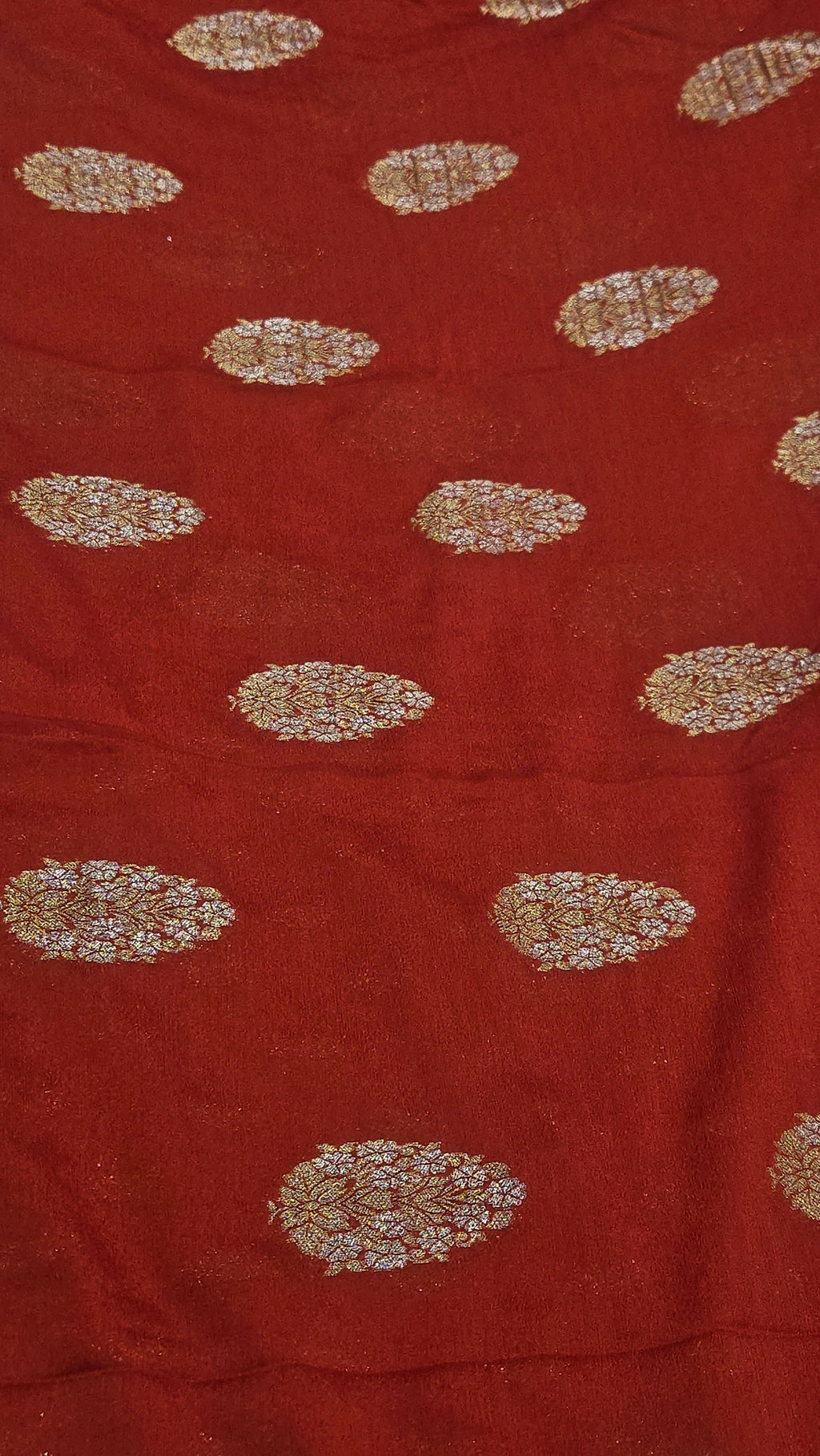 Premium Chiffon Saree with Sona Rupa Buti Zari Weaving