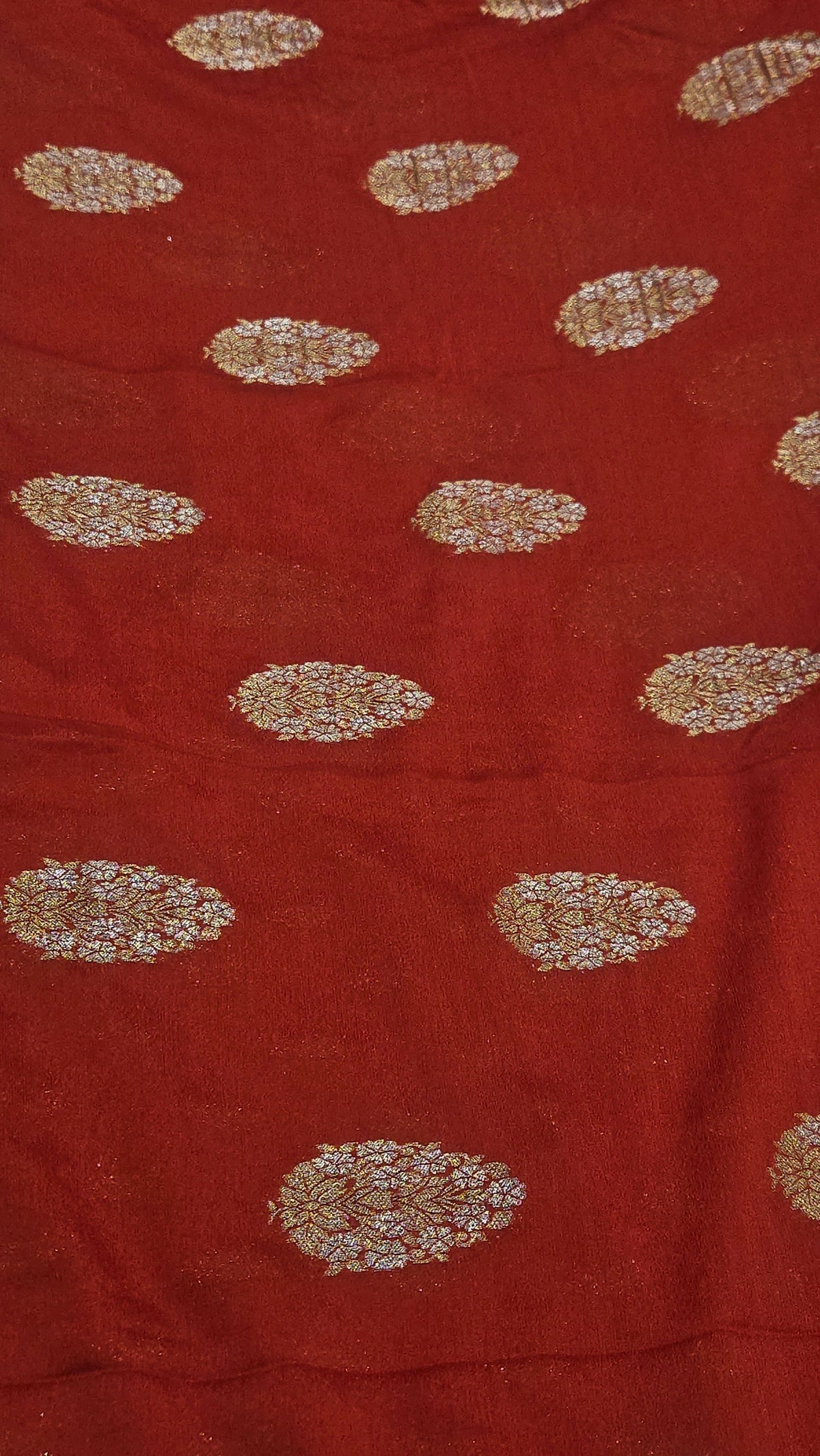 Premium Chiffon Saree with Sona Rupa Buti Zari Weaving