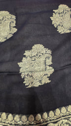 Gul Neel Chiffon Banarasi Saree
