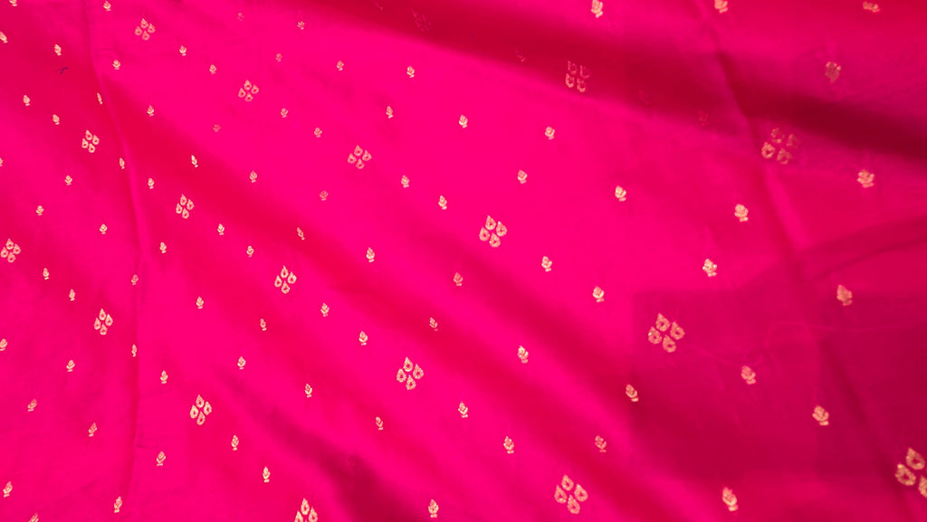 Premium Semi Silk Banarasi Saree with Elegant Weaving Work