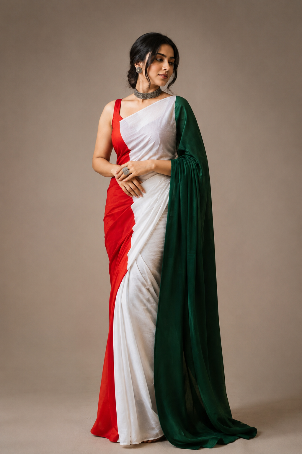 Elegant Tricolour Saree Collection for Independence Day