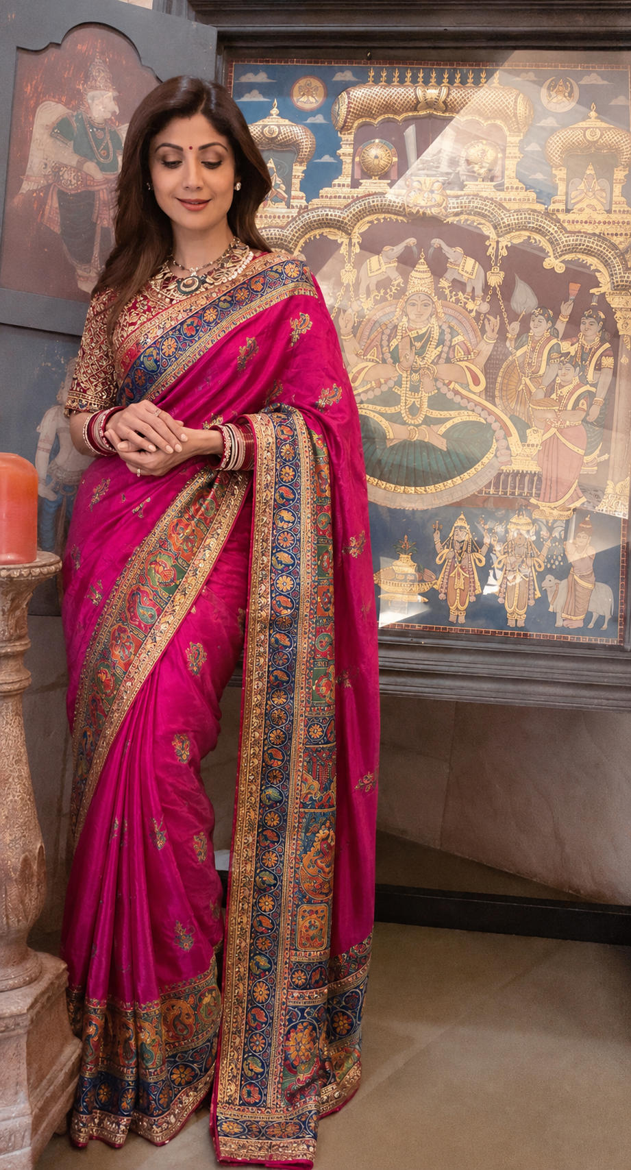 Traditional designer saree