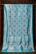 Soft Banarasi Silk Saree with Brocade Meena Work