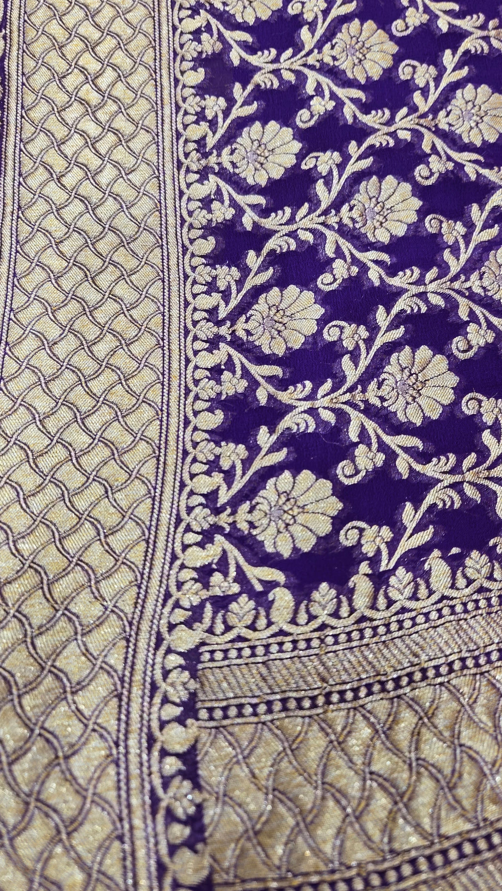 Khaddi Banarasi Georgette Saree